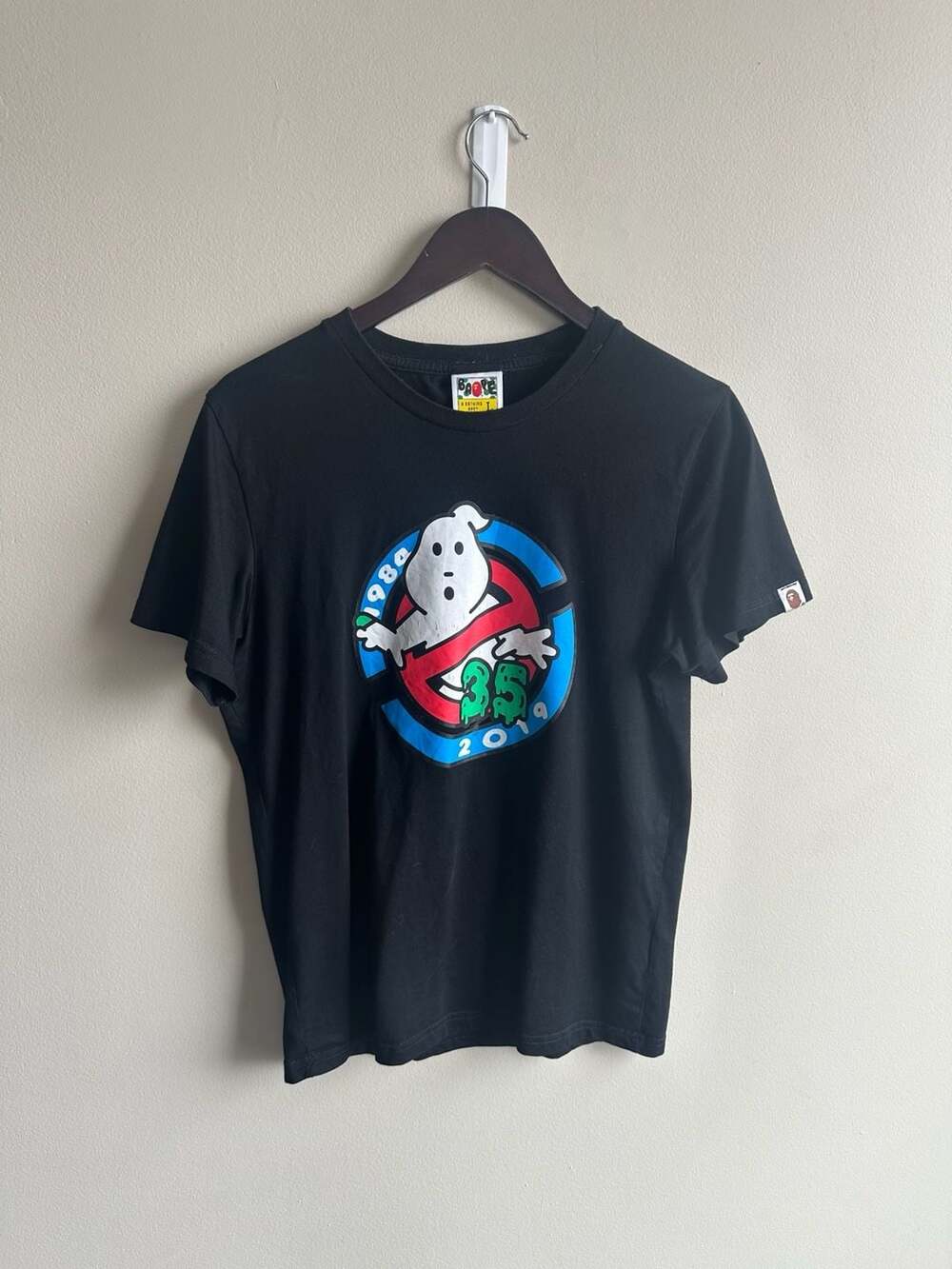 A Bathing Ape x Ghostbusters 35th Anniversary Baby Milo T-Shirt Size L